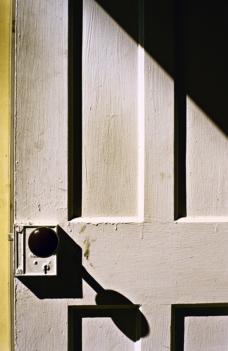Door in sunlight